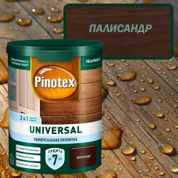 Универсальная пропитка для древесины Pinotex Universal 2 в 1 Цвет: Палисандр 0,9 л