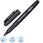 Маркер перманентный Attache черный (толщина линии 1,5-3 мм) круглый наконечник