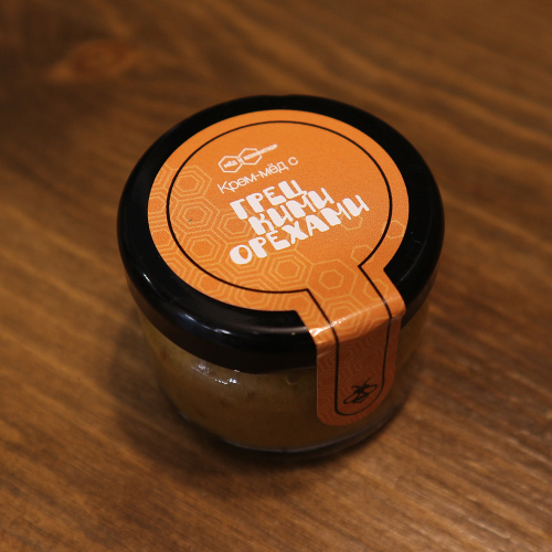 Купить Крем-мед с грецким орехом