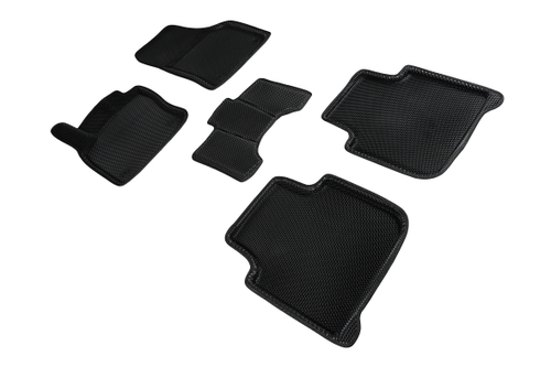 Коврики EVA 3D соты для Skoda Kodiaq (5 мест) 2016-н.в., Seintex.96138