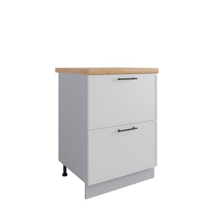 Кухня Модуль КМЯ 600 Марта Белый Скин