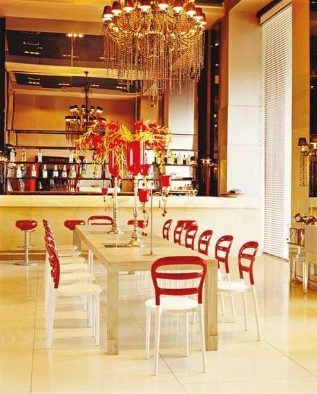 Стул Miss Bibi белый/красный