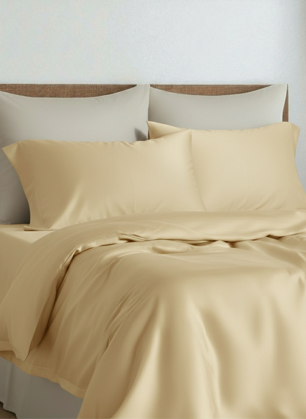 Комплект постельного белья лимонный