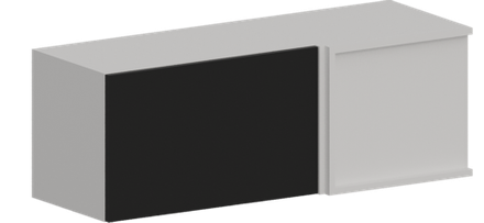 Кухня Модуль ШВУГ 1000 Вотан / Черный матовый