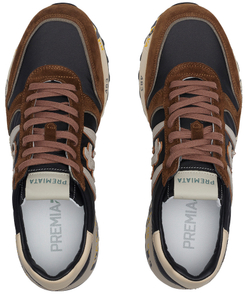 Premiata Lander 5361 Черные с коричневым