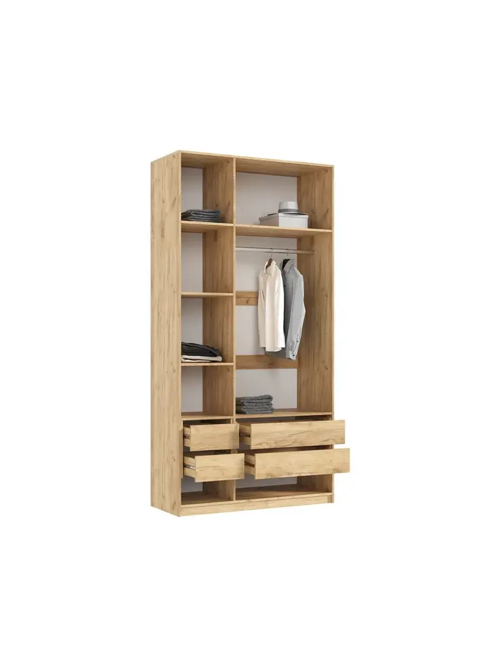 Шкаф для одежды 3 створки Мальта 120х51х240