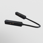 Коннектор питания угловой для магнитного шинопровода Maytoni Technical TRA004CPC-22B черный