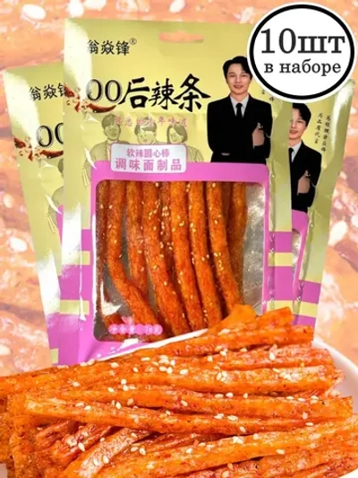 Азиатская закуска с кунжутом острая Латяо 76 г * 10 шт