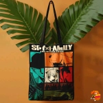 Сумка шоппер с принтом Семья шпиона