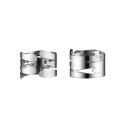 Alessi Набор из двух серебряных колец для салфеток Barkring. BM17S2
