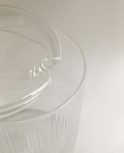 Zara Home сахарница из боросиликатного стекла, цвет прозрачный, 11.5 см