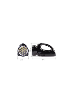 Фонарь-прожектор аккумуляторный TSP12 12 + 18LED аккум. 4В 1.8А.ч ЗУ 220В (картон. упак.) Трофи C0045551