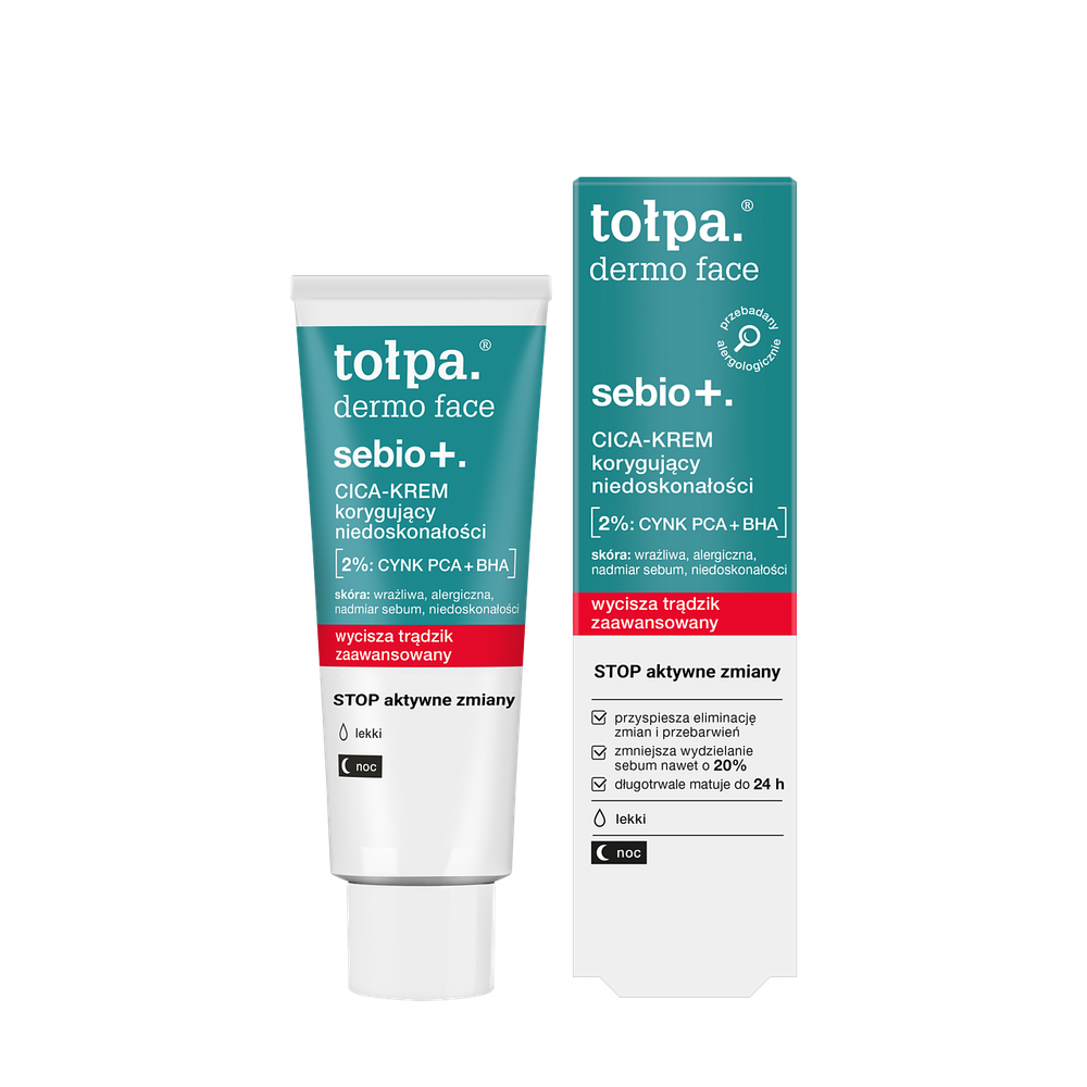 TOLPA SEBIO+ CICA-КРЕМ ДЛЯ КОРРЕКЦИИ НЕСОВЕРШЕНСТВ, 40 мл