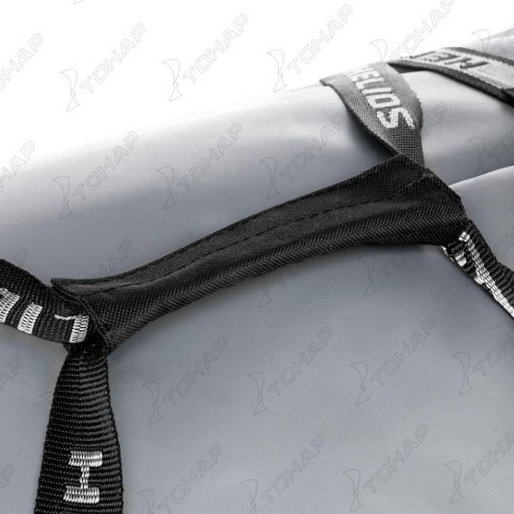 Гермобаул 100 л (ПВХ, серый/черный) (HS-GB-100-GB) Helios