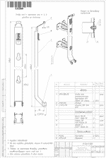Кронштейн настенный Кайрос К15Н.5100 со скобами в сборе для гигиенических СПР высотой 500 мм