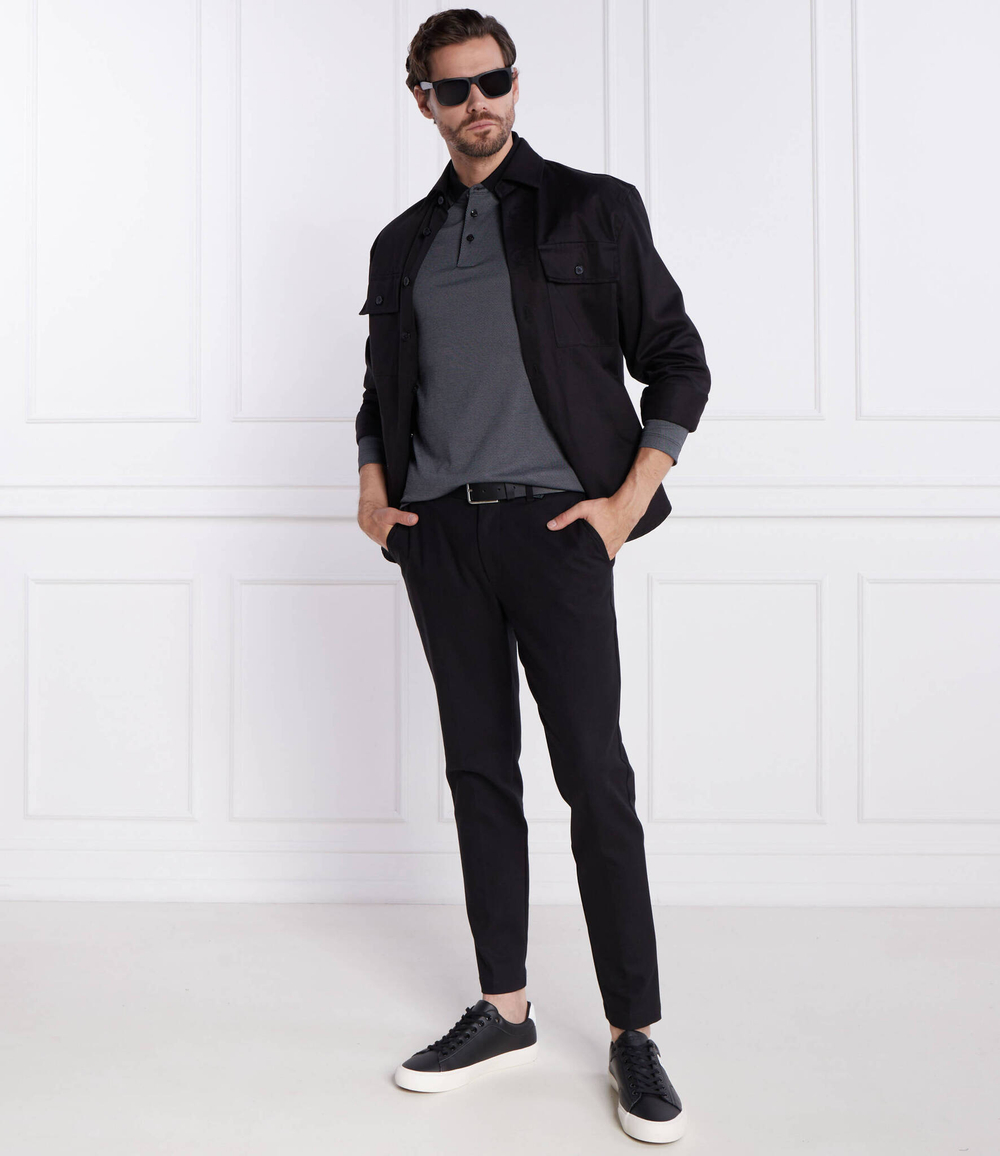 Поло Pleins BOSS BLACK - графитовый(50500463)