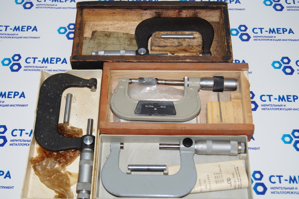 Микрометр МК-75 (50-75мм.) Ц/д 0.01мм. с хранения СССР УЦЕНКА