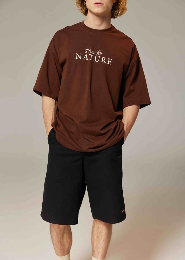 Футболка Birds Коричневая - фото 10