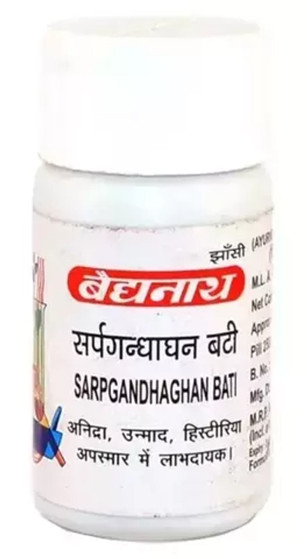 Сарпагандхагхан Байдианат бати (Sarpgandhaghan Bati Baidyanath), 40 таблеток