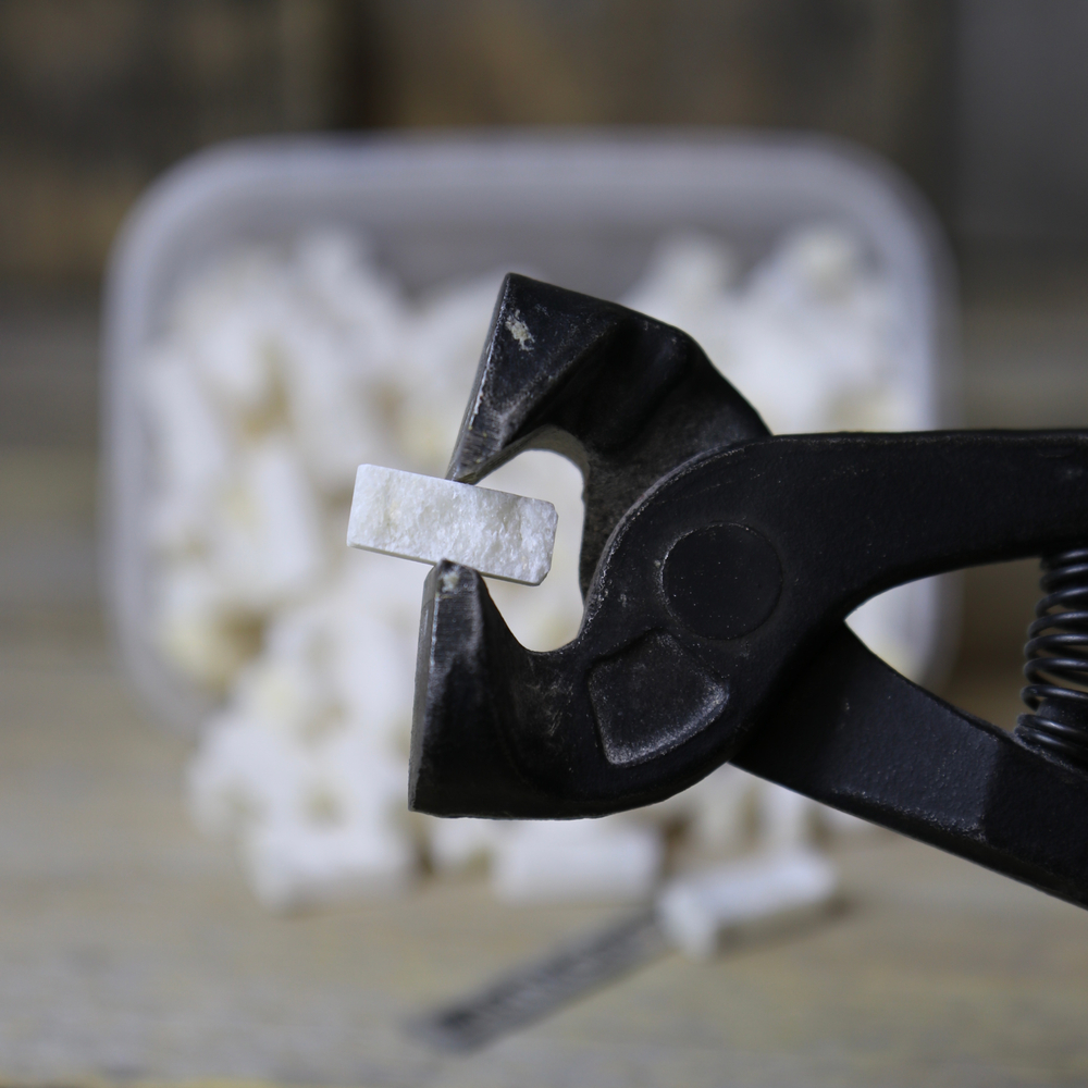 Колотый натуральный камень Rosa Portogallo Creme, 350 гр