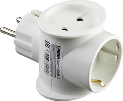 СИБИН 3 гнезда, сетевой разветвитель (55098-3)