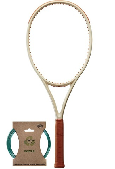 Теннисная ракетка Wilson Clash 100 V2 Roland Garros 2024 + струны