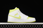 Jordan 1 Mid White Lime