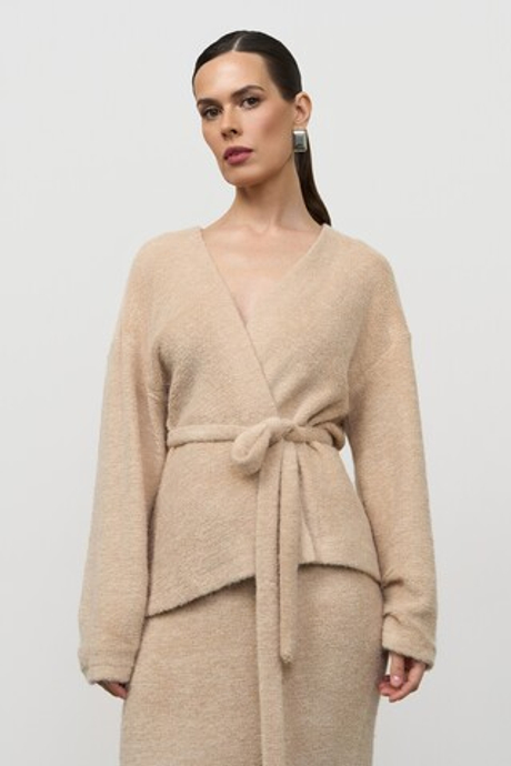 Кардиган с запахом