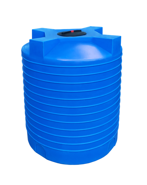 Ёмкость вертикальная Политим 3000 л. вертикальный (1520x1520x1820см;черный) - арт.560904