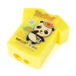 Точилка "Футболка с пандой", 2 отверстия, 1 шт.