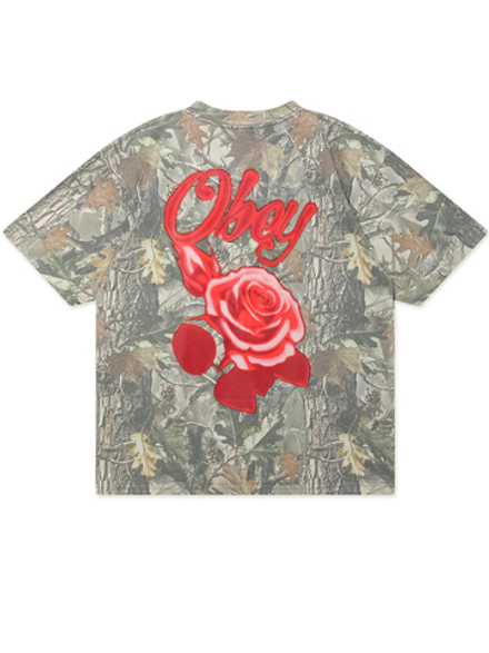 Мужская Футболка Obey Airbrushed Rose