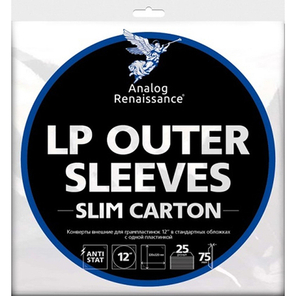 Конверты Внешние Для Пластинок 12" (25 шт.)(Analog Renaissance LP Outer Sleeves - Slim Carton)