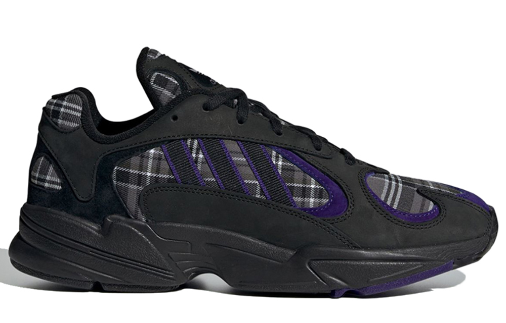 Adidas Yung 1 Purple Plaid
