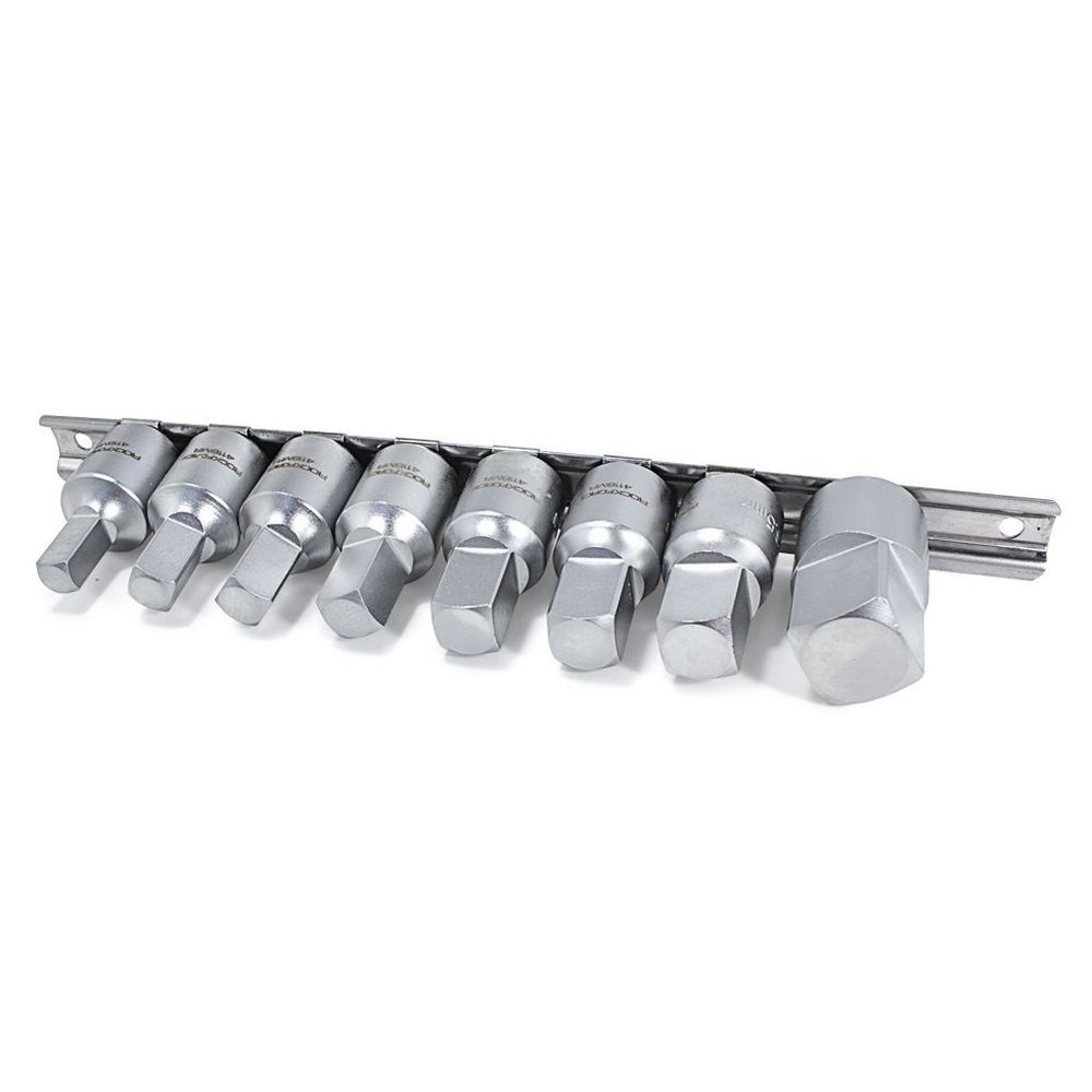 Набор торцевых головок RF-4118MR: 1/2"DR квадрат для маслосливных пробок 8пр. ROCKFORCE