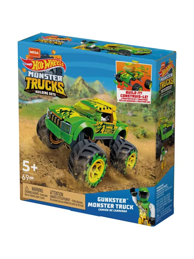Конструктор Hot Wheels Монстр-трак Гангстер HDJ94