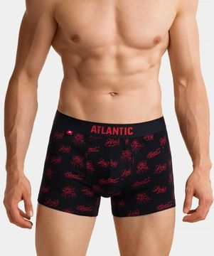 Трусы мужские боксеры (2шт), Atlantic 2GMH-004, черные