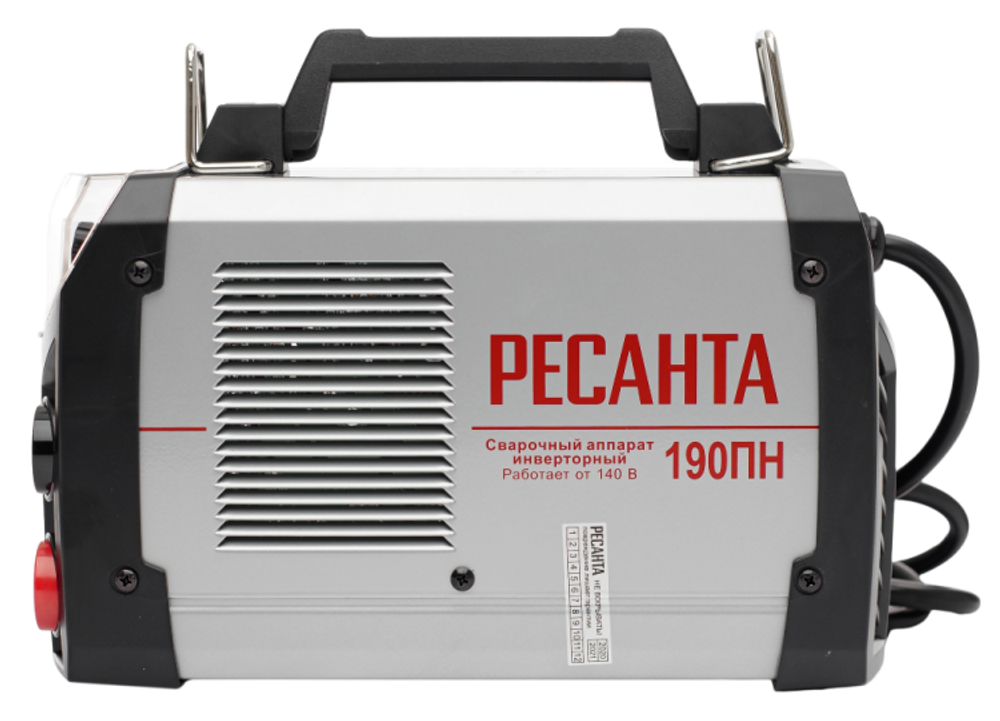 Сварочный аппарат инверторный Ресанта САИ 190 ПН
