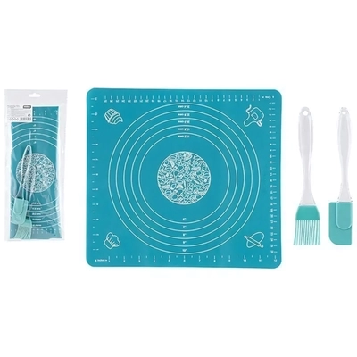 Набор для выпечки CLASSICA 3 предмета: кисточка, лопатка, коврик (силикон)