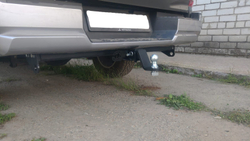 Фаркоп с элект. Smart, на Mitsubishi L200 2024- (паспорт и сертификат в комплекте) FA 0450-E, Бизон
