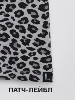 Футболка для девочки серый леопард