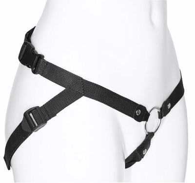 Оригинальный пояс для фиксации насадки кольцом (Цвет: черный)