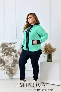 Костюм 17-275-синий-ментол Minova