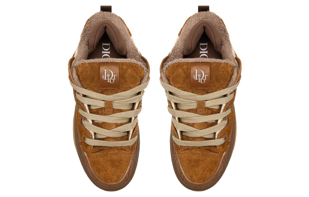 Кроссовки ERL x DIOR B9S Oblique Brown Suede, 3SN289ZTF_H767