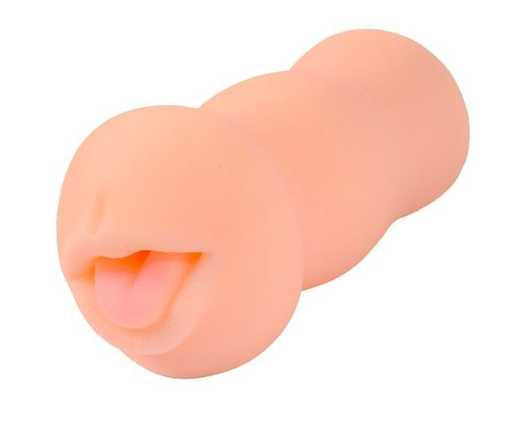 Мастурбатор-ротик XISE с реалистичной внутренней текстурой (Цвет: телесный)