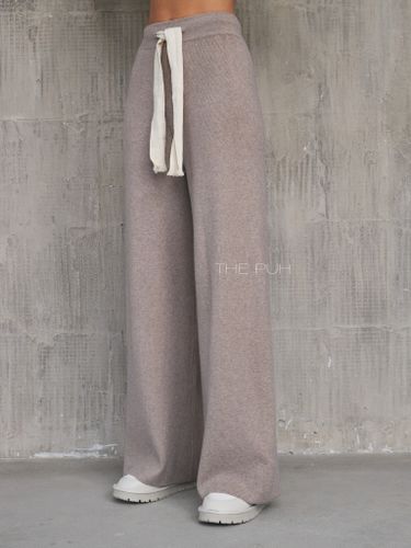 Брюки трикотажные женские цвета капучино