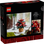 Конструктор Лего айконс Пуансеттия 10370 | LEGO Icons Poinsettia 10370 декоративная ботаническая модель 608 деталей 18+