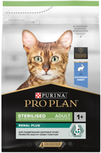 Развес ProPlan Sterilised Renal Кролик Сухой корм для стерилизованных кошек (цена за 1 кг)