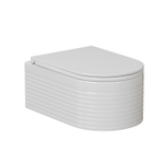 Унитаз подвесной безободковый WAVE LINE Tornado3.0, сид. дюропласт, м/л, быстр, БЕЛЫЙ глянец (L)