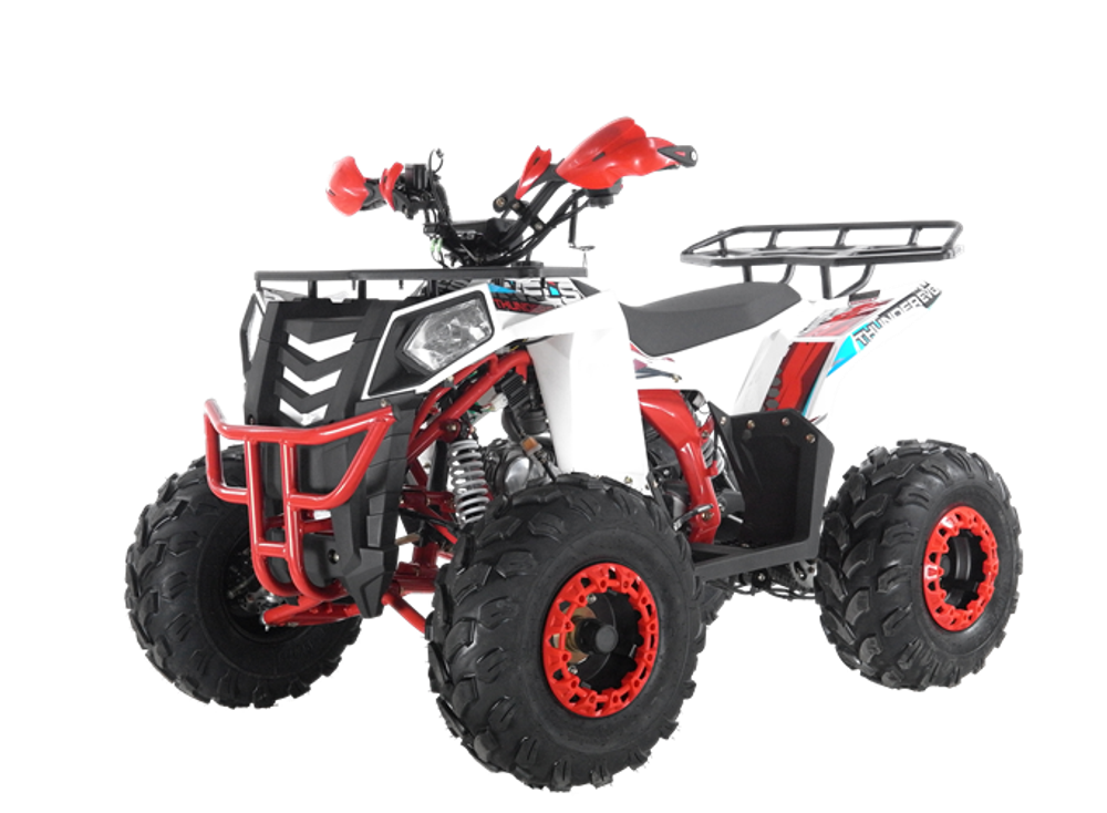 Квадроцикл Wels Thunder EVO 125 куб/см 10 л.с колеса 8" цвет Белый/красный