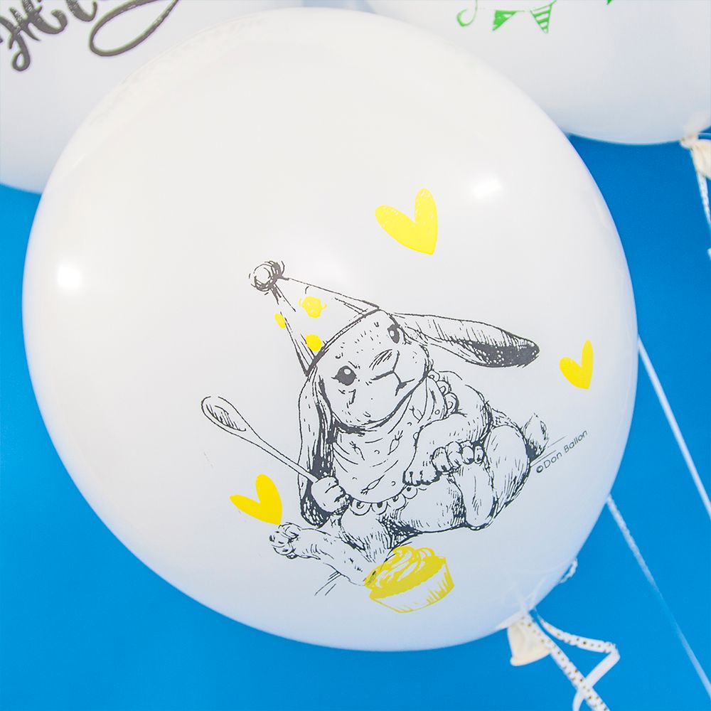 Шар (12''/30 см) Кусочек Счастья, Белый, пастель, 2 ст, 25 шт.